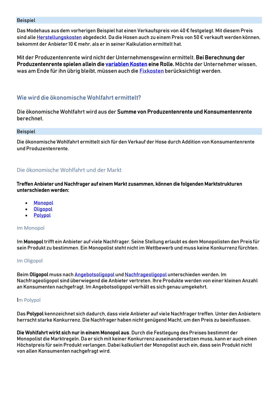 Marktmodell und Preisbildung
Prozess der Preisbildung auf dem vollkommenen Markt
Was versteht man unter einem vollkommendem Markt?
Das Model