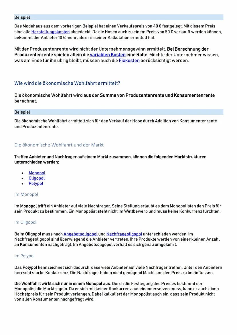 Marktmodell und Preisbildung
Prozess der Preisbildung auf dem vollkommenen Markt
Was versteht man unter einem vollkommendem Markt?
Das Model