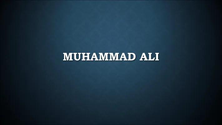 Know Muhammad Ali PowerPoint  thumbnail