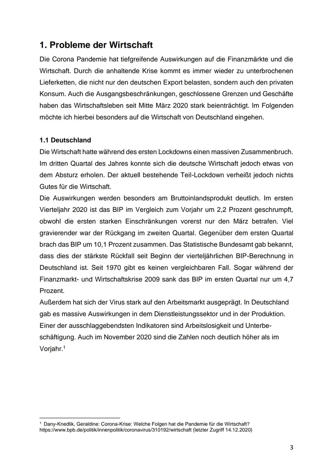 Freiherr-vom-Stein Gymnasium
Corona
Welt, Wirtschaft und Gesellschaft in der Pandemie
Risikogebiet
Name: Lea Rubin
Kurs: Sozialwissenschafte