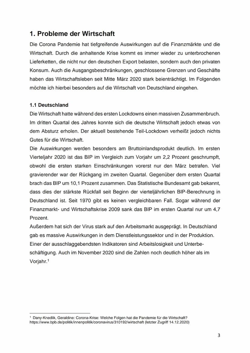 Freiherr-vom-Stein Gymnasium
Corona
Welt, Wirtschaft und Gesellschaft in der Pandemie
Risikogebiet
Name: Lea Rubin
Kurs: Sozialwissenschafte