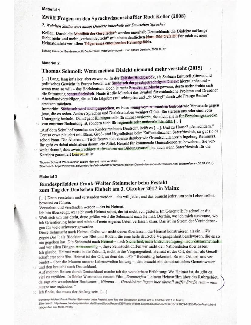 Schuljahr 2021/22
Deutsch Gk Q1
Bearbeitungszeit: 135 Minuten
Thema:
Aufgabentyp:
Aufgabe:
e
4. Klausur
11.05.2022
Name:
Sprachvarietäten un