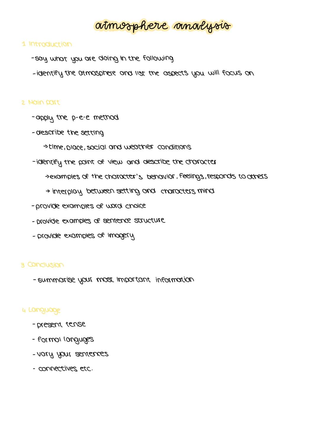 Speech
Thoughts
E Effects
A Actions
LOOKS
General
impression
General
attitude
characterization
Example for how the character speaks
-choice 