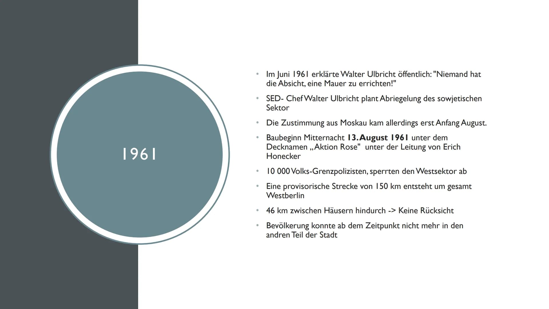 BAU DER
BERLINER
MAUER AGENDA
●
●
●
●
●
●
●
●
Definition
Gründe für den Mauerbau
Der Weg zum Mauerbau
Eckdaten
Aufbau
1961
Fluchtbewegung
To