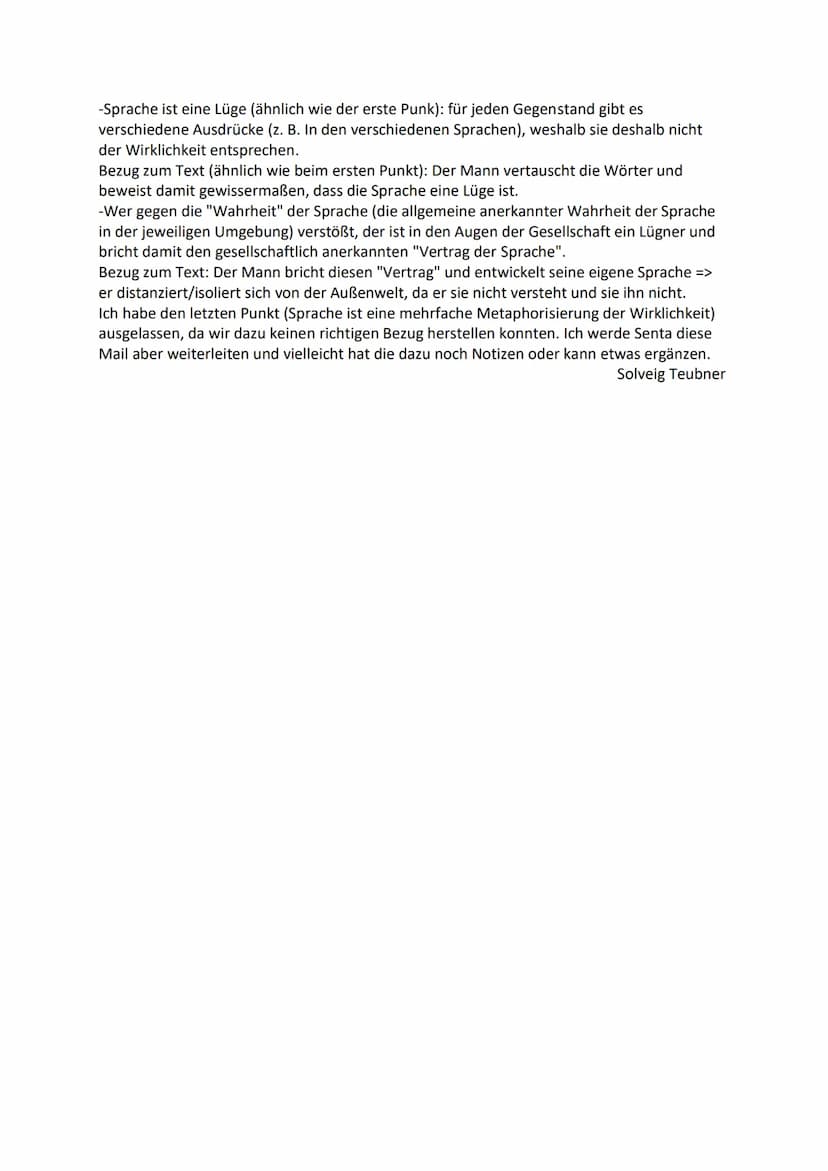 Aufgaben zur Erzählung „Ein Tisch ist ein Tisch" von Peter Bichsel, 18.12.2020
Aufgabe 2: Erzählform:
Er-/ Sie-Erzähler (mit Ausnahme des er