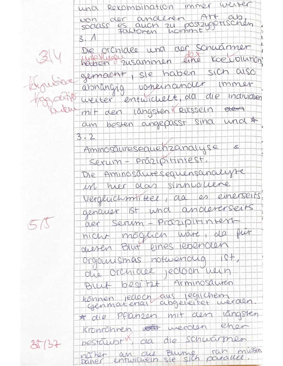 Name:
1.2
Schulaufgabe aus der Biologie (ABA (12/1)
am 17.11.2023
Achten Sie auf eine saubere, äußere Form und die korrekte Verwendung der F