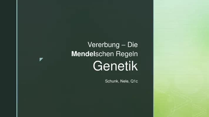 Know Die Mendelschen Regeln thumbnail