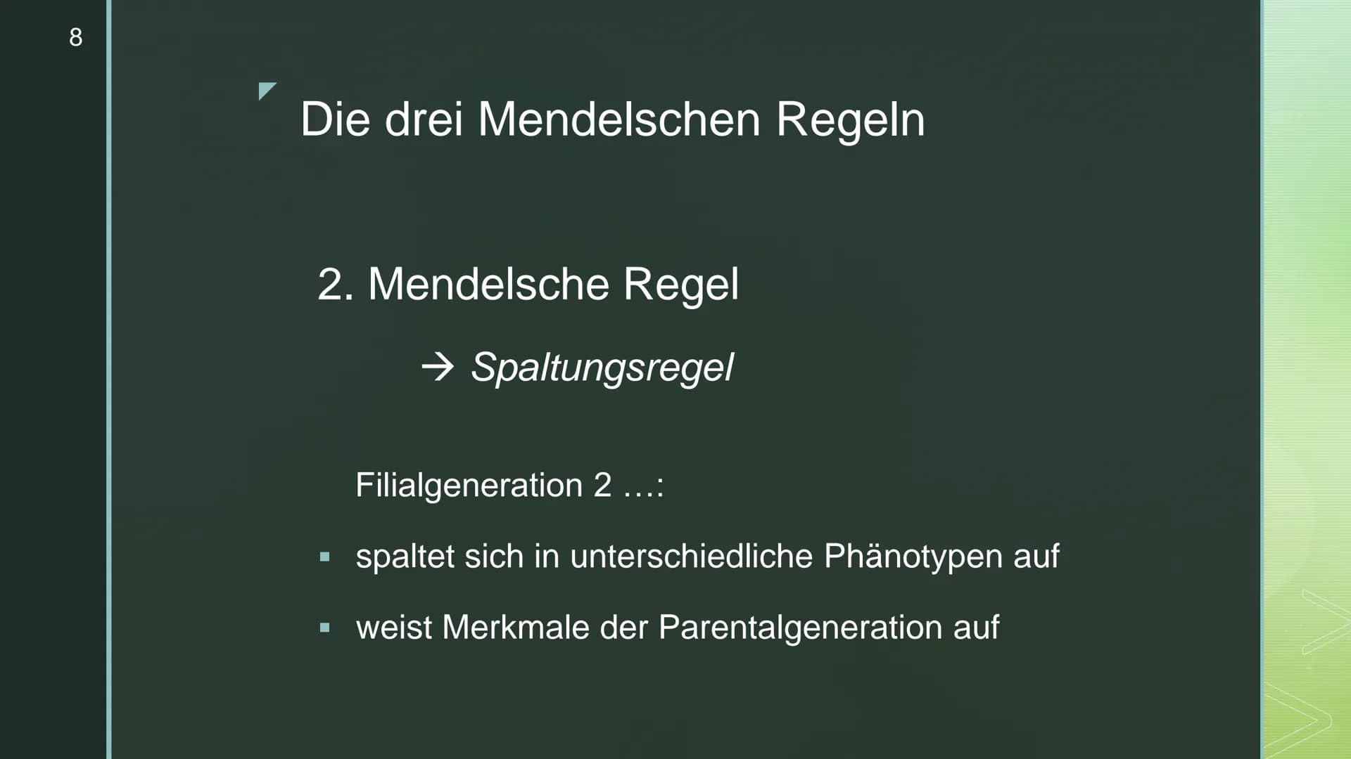 Vererbung - Die
Mendelschen Regeln
Genetik
Schunk, Nele, Q1c 2
Inhaltsverzeichnis
▪ Wer war Gregor Mendel?
Begriffserklärungen
▪ Die drei Me