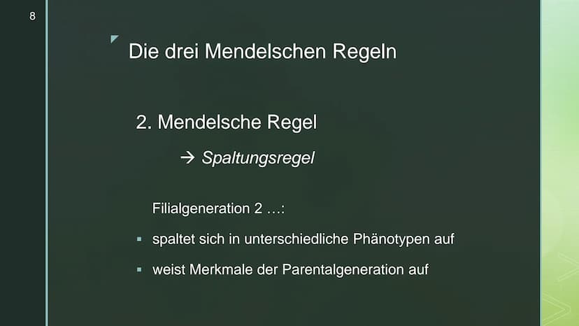 Vererbung - Die
Mendelschen Regeln
Genetik
Schunk, Nele, Q1c 2
Inhaltsverzeichnis
▪ Wer war Gregor Mendel?
Begriffserklärungen
▪ Die drei Me
