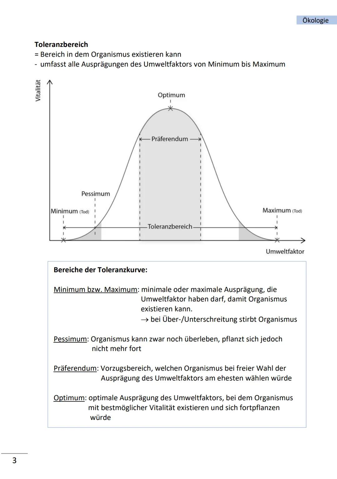 Ökologie

Ökologie

= befasst sich mit Wechselbeziehungen zwischen Lebewesen und ihrer Umwelt

wichtige Begriffe

Biosphäre Gesamtheit des v