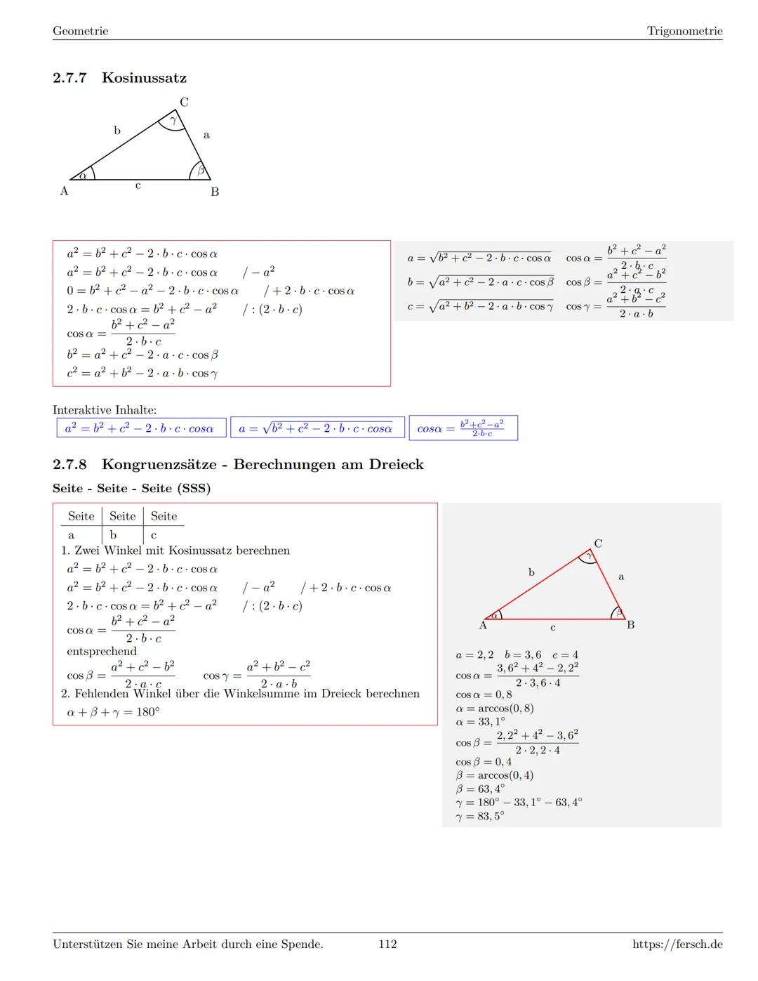 Inhaltsverzeichnis
1 Algebra
1.1 Grundlagen
Formelsammlung Mathematik
1.1.1 Mengen
1.1.2 Mengenoperationen
1.1.3 Zahlenmengen
1.1.4 Primfakt