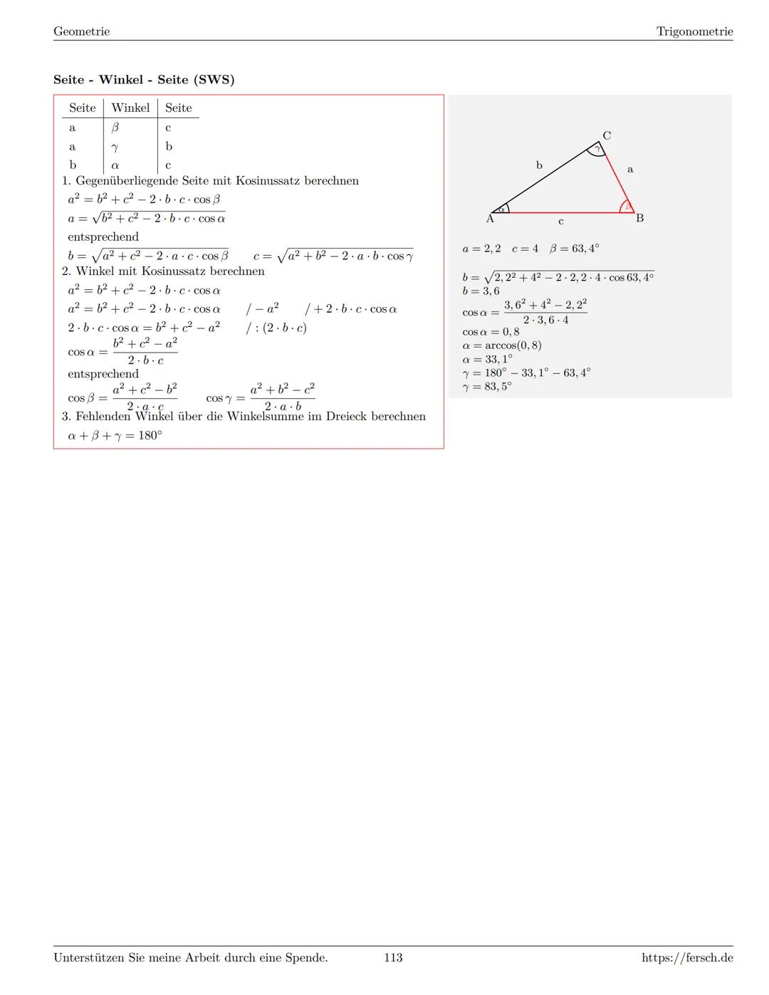 Inhaltsverzeichnis
1 Algebra
1.1 Grundlagen
Formelsammlung Mathematik
1.1.1 Mengen
1.1.2 Mengenoperationen
1.1.3 Zahlenmengen
1.1.4 Primfakt