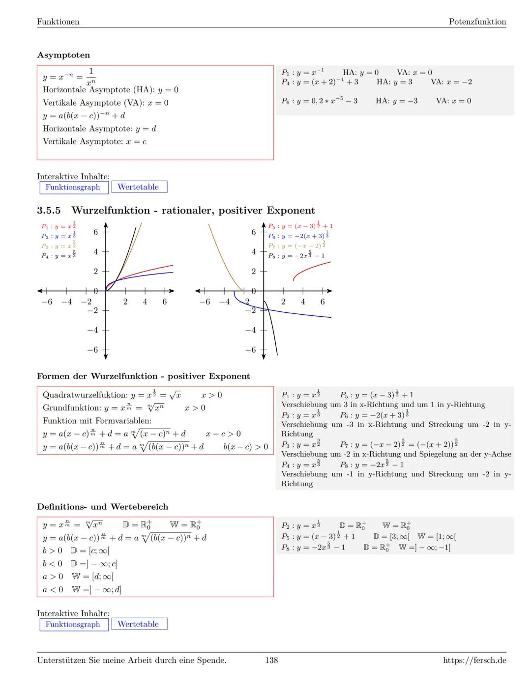 Inhaltsverzeichnis
1 Algebra
1.1 Grundlagen
Formelsammlung Mathematik
1.1.1 Mengen
1.1.2 Mengenoperationen
1.1.3 Zahlenmengen
1.1.4 Primfakt