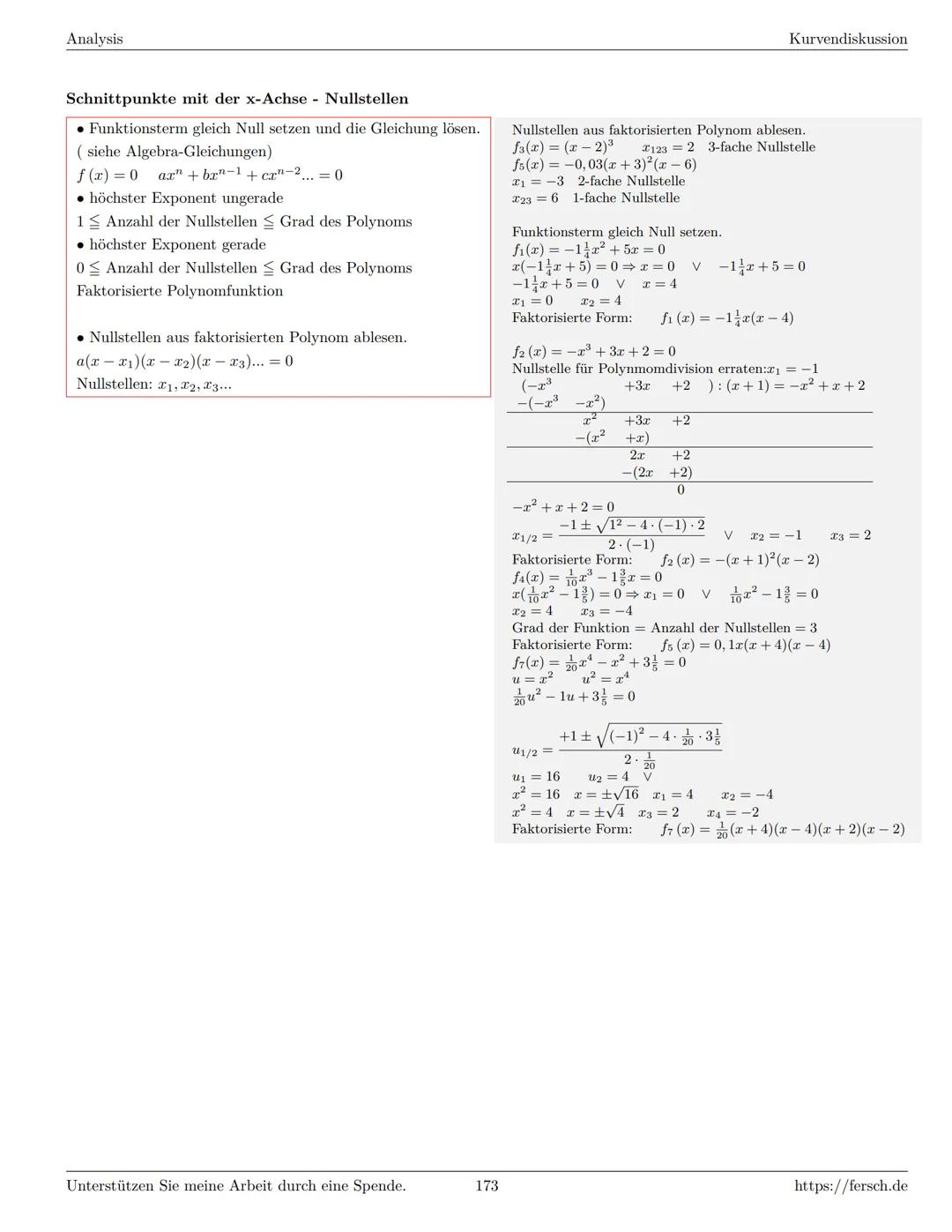 Inhaltsverzeichnis
1 Algebra
1.1 Grundlagen
Formelsammlung Mathematik
1.1.1 Mengen
1.1.2 Mengenoperationen
1.1.3 Zahlenmengen
1.1.4 Primfakt