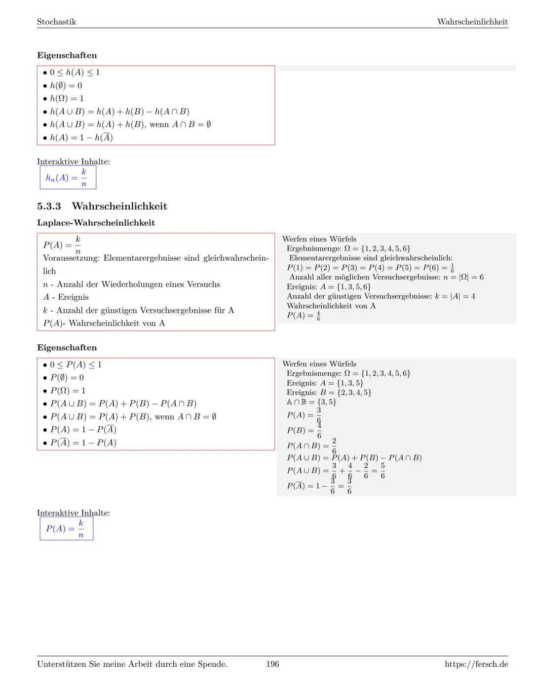 Inhaltsverzeichnis
1 Algebra
1.1 Grundlagen
Formelsammlung Mathematik
1.1.1 Mengen
1.1.2 Mengenoperationen
1.1.3 Zahlenmengen
1.1.4 Primfakt