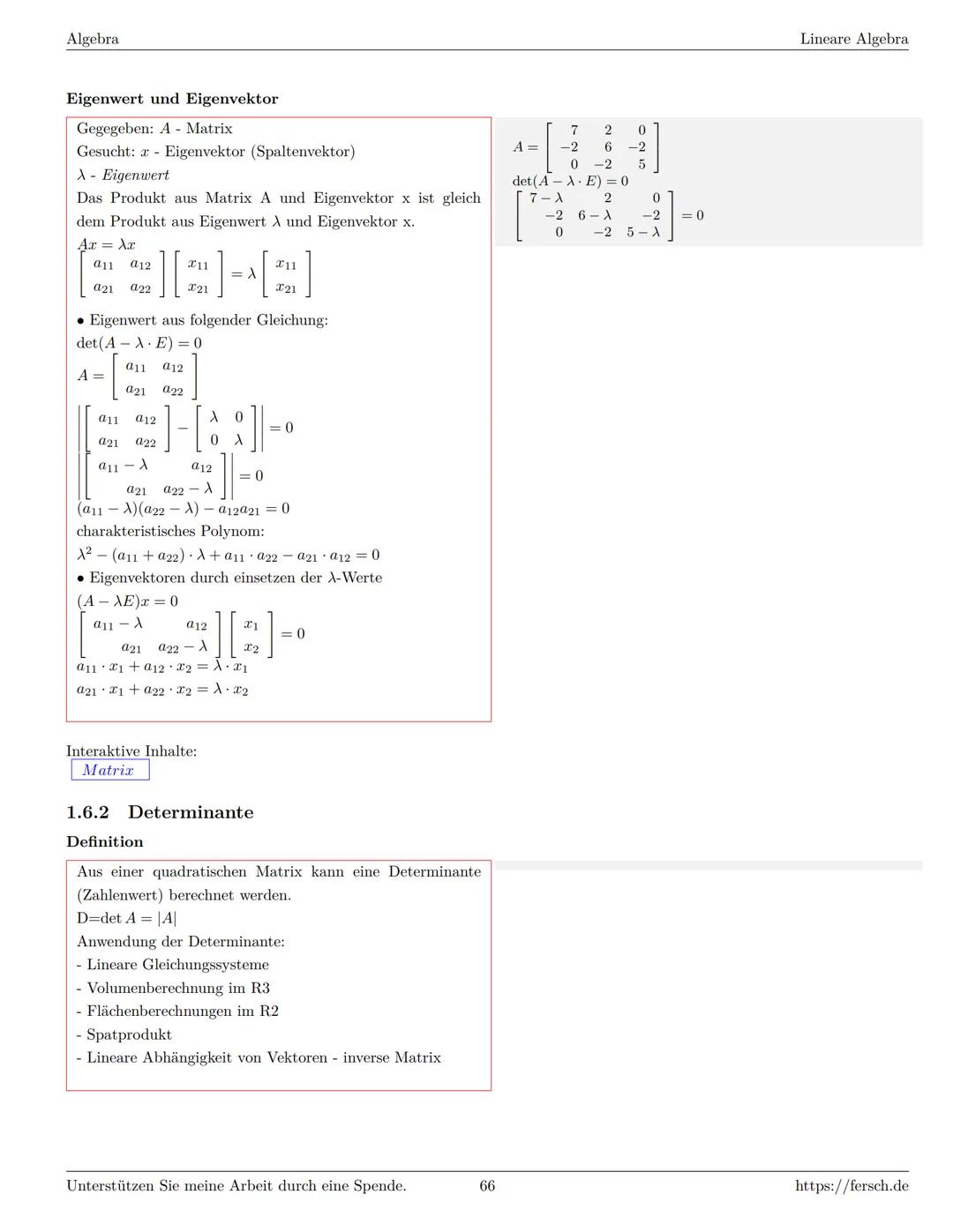 Inhaltsverzeichnis
1 Algebra
1.1 Grundlagen
Formelsammlung Mathematik
1.1.1 Mengen
1.1.2 Mengenoperationen
1.1.3 Zahlenmengen
1.1.4 Primfakt