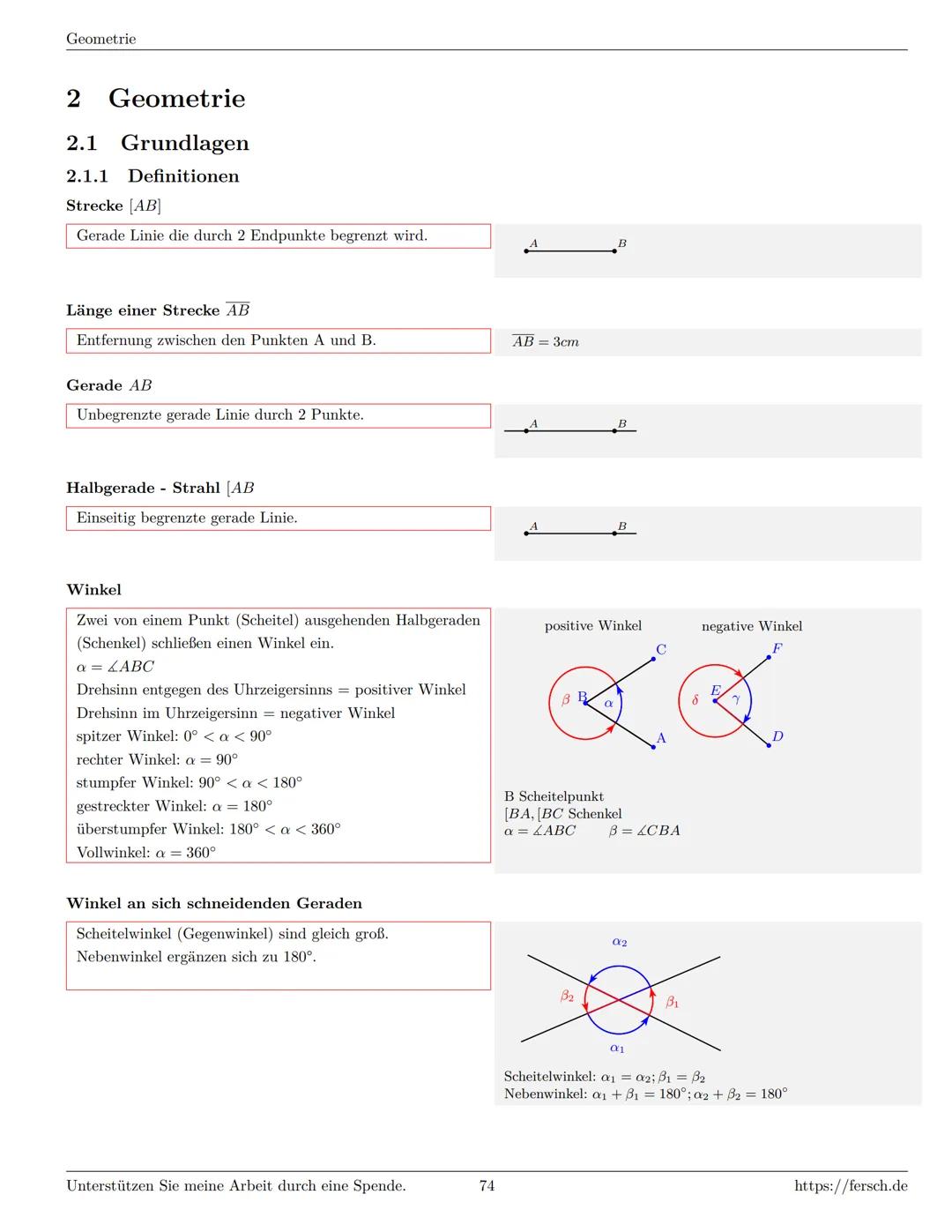 Inhaltsverzeichnis
1 Algebra
1.1 Grundlagen
Formelsammlung Mathematik
1.1.1 Mengen
1.1.2 Mengenoperationen
1.1.3 Zahlenmengen
1.1.4 Primfakt