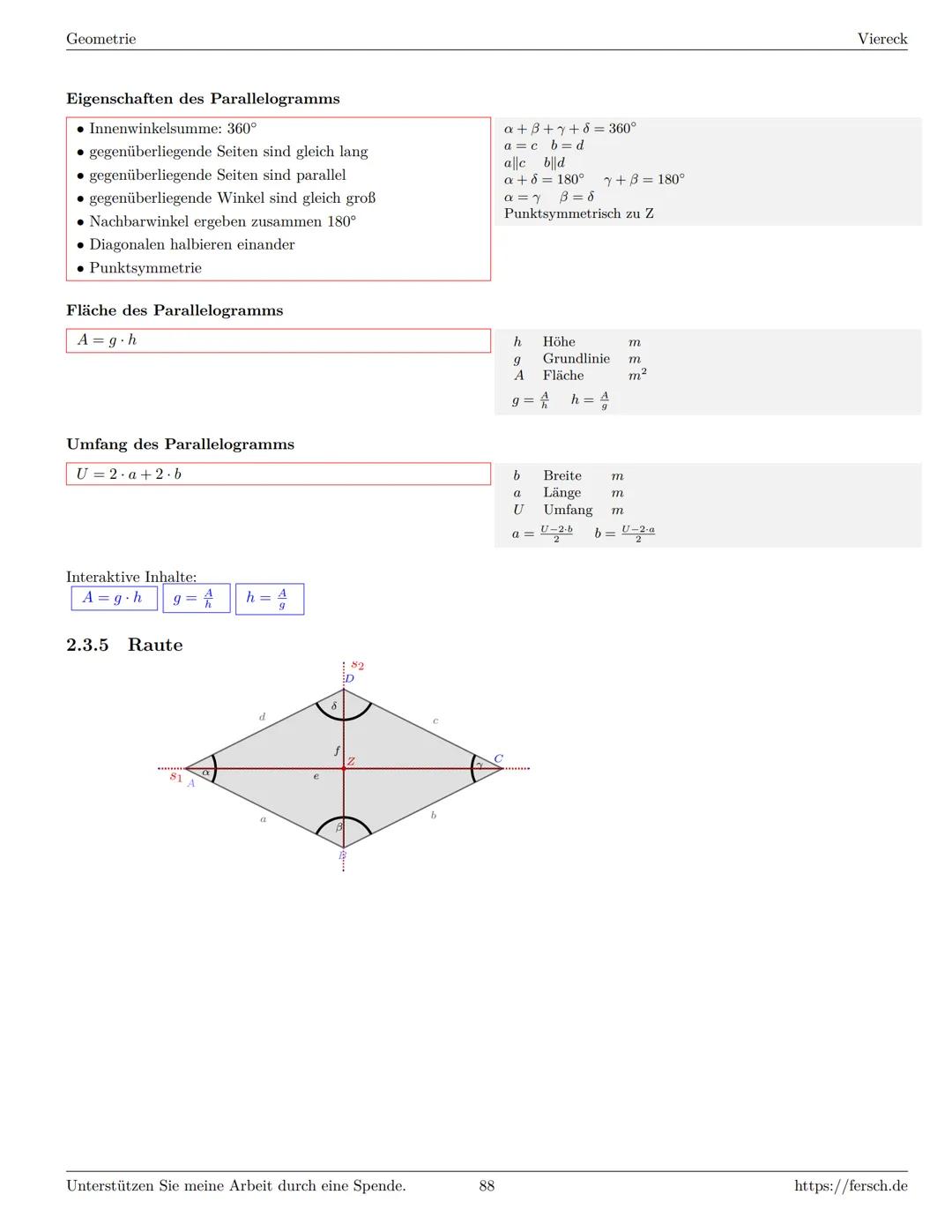 Inhaltsverzeichnis
1 Algebra
1.1 Grundlagen
Formelsammlung Mathematik
1.1.1 Mengen
1.1.2 Mengenoperationen
1.1.3 Zahlenmengen
1.1.4 Primfakt