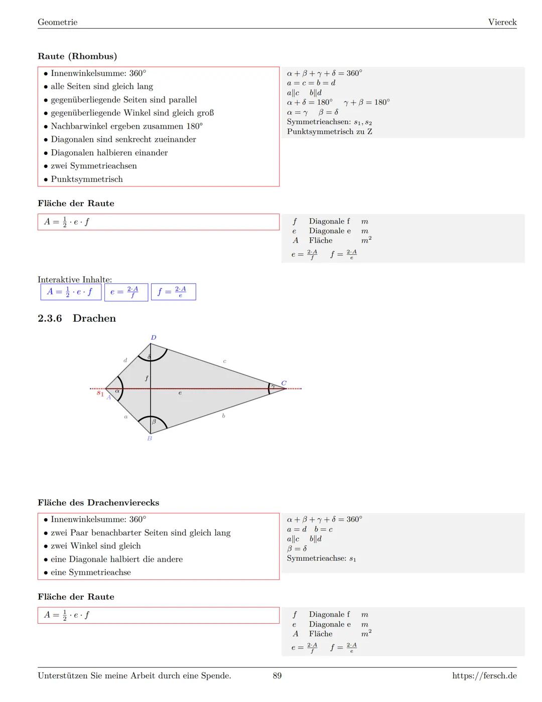 Inhaltsverzeichnis
1 Algebra
1.1 Grundlagen
Formelsammlung Mathematik
1.1.1 Mengen
1.1.2 Mengenoperationen
1.1.3 Zahlenmengen
1.1.4 Primfakt