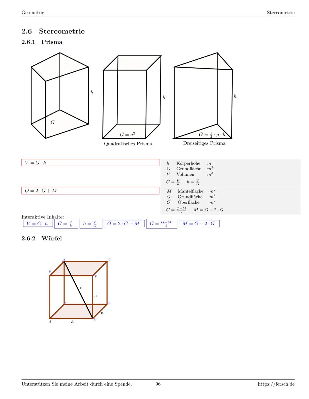 Inhaltsverzeichnis
1 Algebra
1.1 Grundlagen
Formelsammlung Mathematik
1.1.1 Mengen
1.1.2 Mengenoperationen
1.1.3 Zahlenmengen
1.1.4 Primfakt