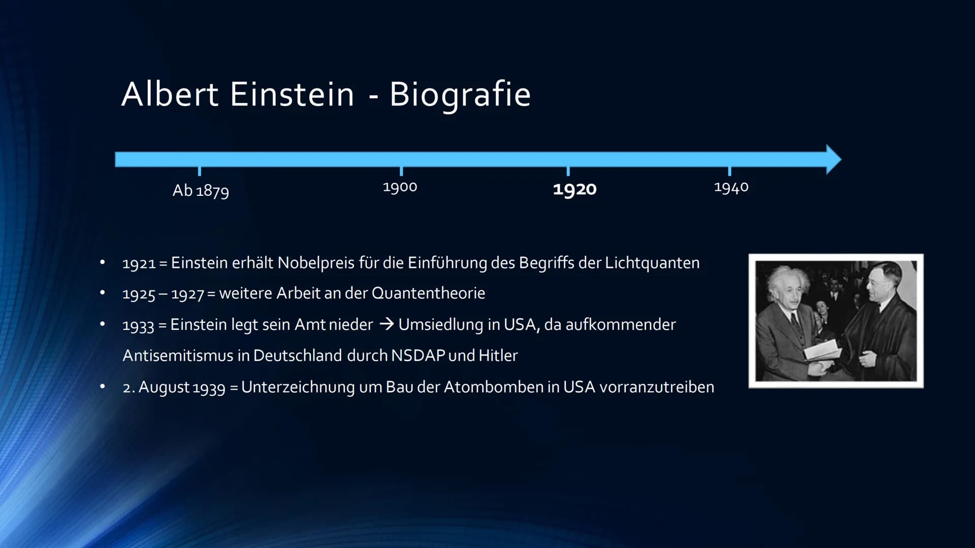 Die Relativität von
Raum und Zeit
EIN VORTRAG VON VIVIEN HABERECHT UND NELLY SCHIERIG
AND
ANKAR
THE CHA
BREAL MAL KI HI
116 11 Gliederung
1.