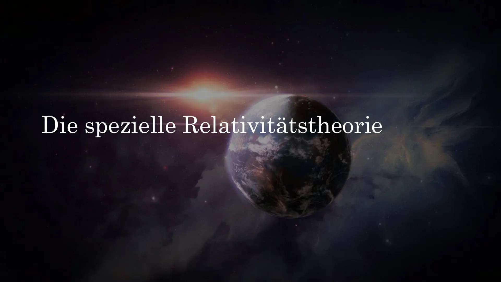 Die Relativität von
Raum und Zeit
EIN VORTRAG VON VIVIEN HABERECHT UND NELLY SCHIERIG
AND
ANKAR
THE CHA
BREAL MAL KI HI
116 11 Gliederung
1.