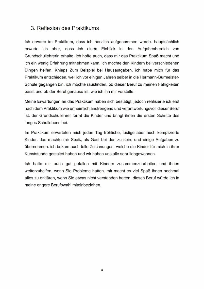 1.
2.
3.
4.
4.1 Zertifikat des Betriebes..
4.2 Wochenplan des Praktikums
1
Arbeitsplatz
2
.Tätigkeit
.2
Reflexion des Praktikums
.4
Anhang
.