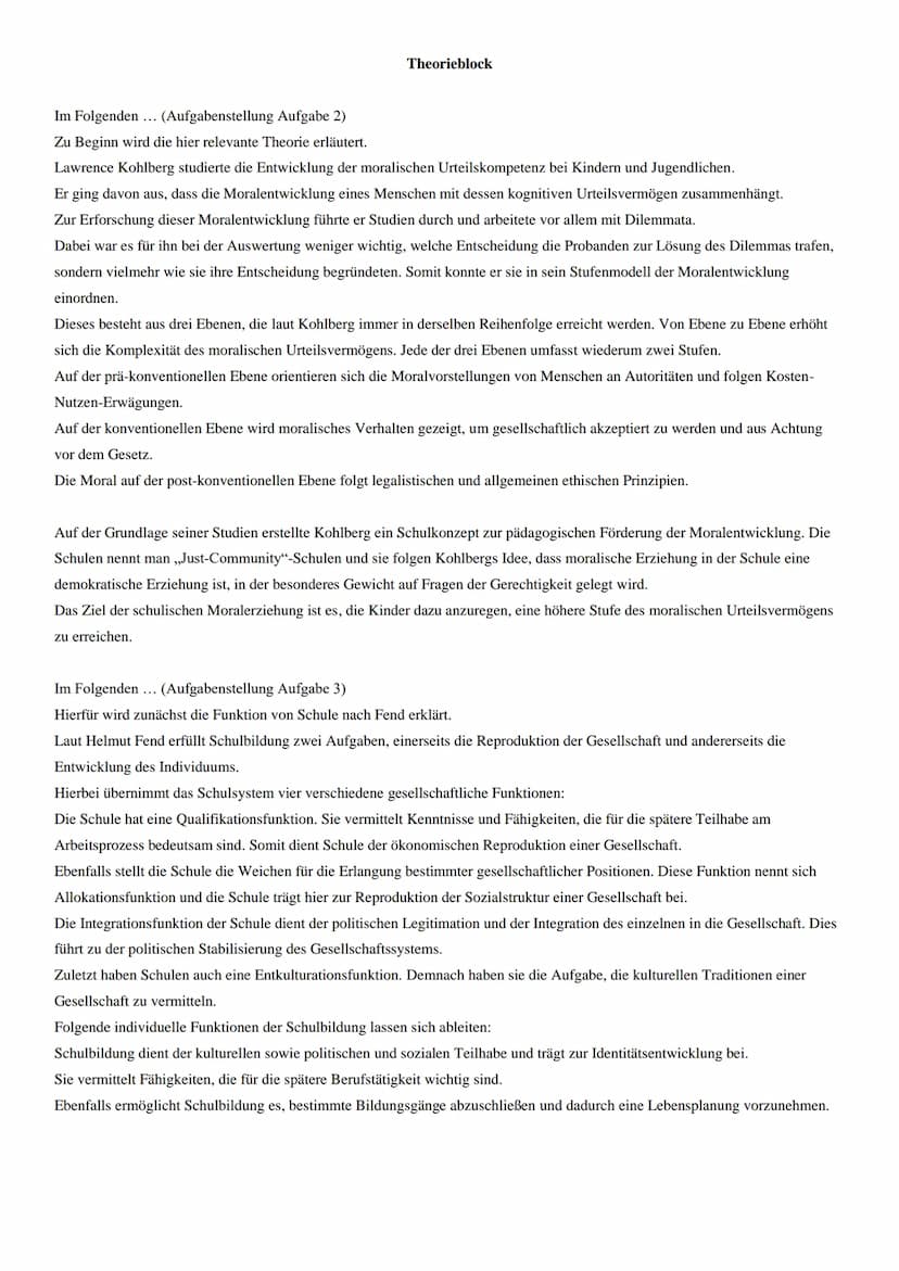 Kohlbergs Stufenmodell
Prä-konventionelle Ebene
1. Orientierung an Strafe und Gehorsam
2. Die instrumentell-relativistische Orientierung
O
4