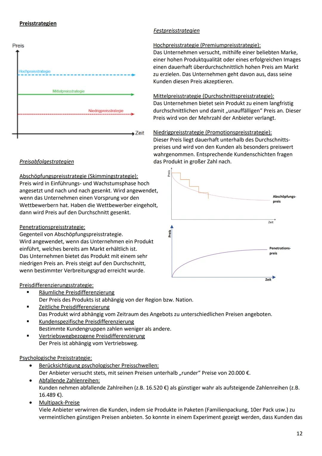 TAF 12.1 Marketing
Arten und Methoden der Marktforschung
Definition:
Ziele:
Mit Marketing wird ein Unternehmen vom Markt hergeführt. Der Kun