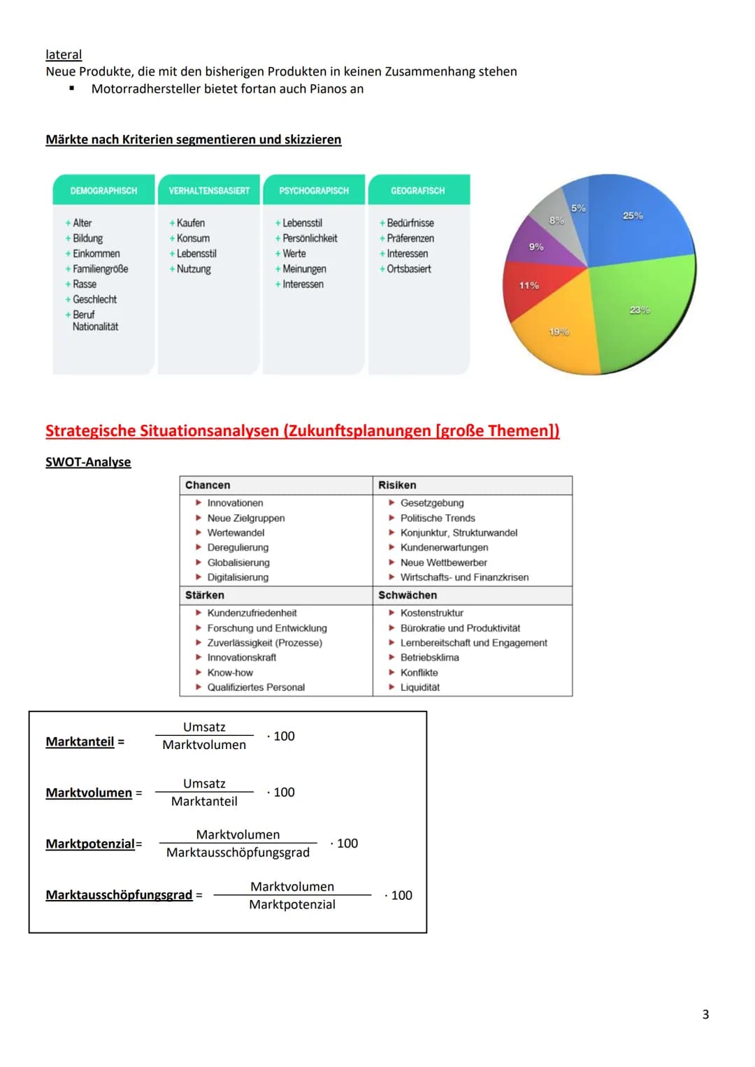 TAF 12.1 Marketing
Arten und Methoden der Marktforschung
Definition:
Ziele:
Mit Marketing wird ein Unternehmen vom Markt hergeführt. Der Kun