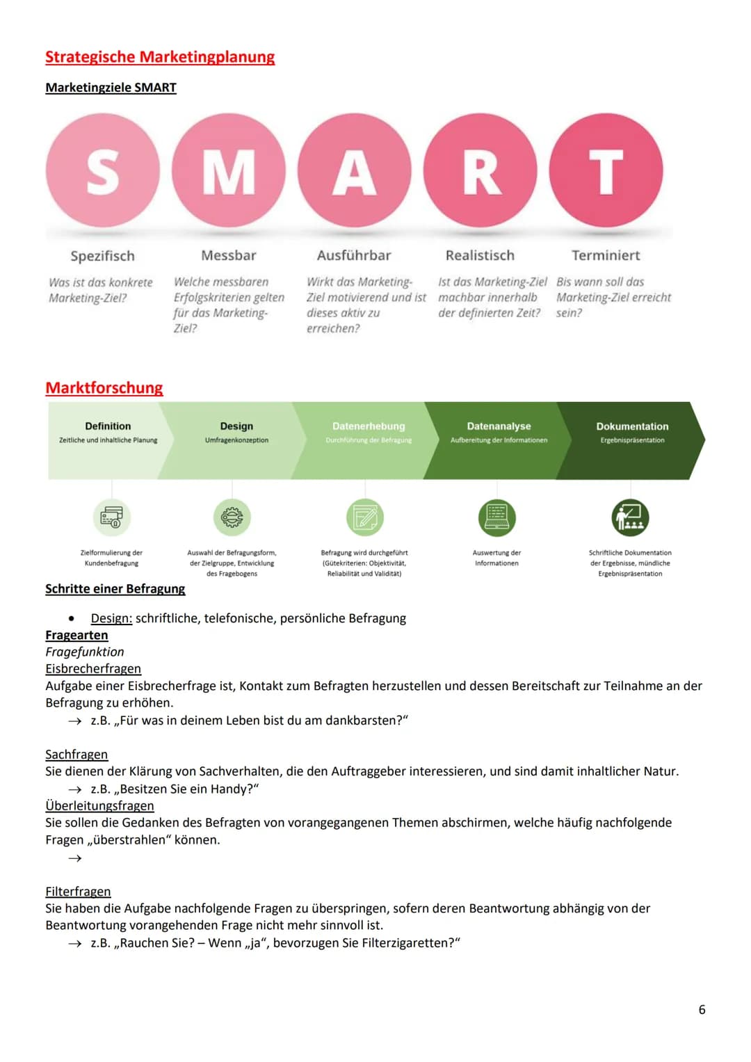 TAF 12.1 Marketing
Arten und Methoden der Marktforschung
Definition:
Ziele:
Mit Marketing wird ein Unternehmen vom Markt hergeführt. Der Kun