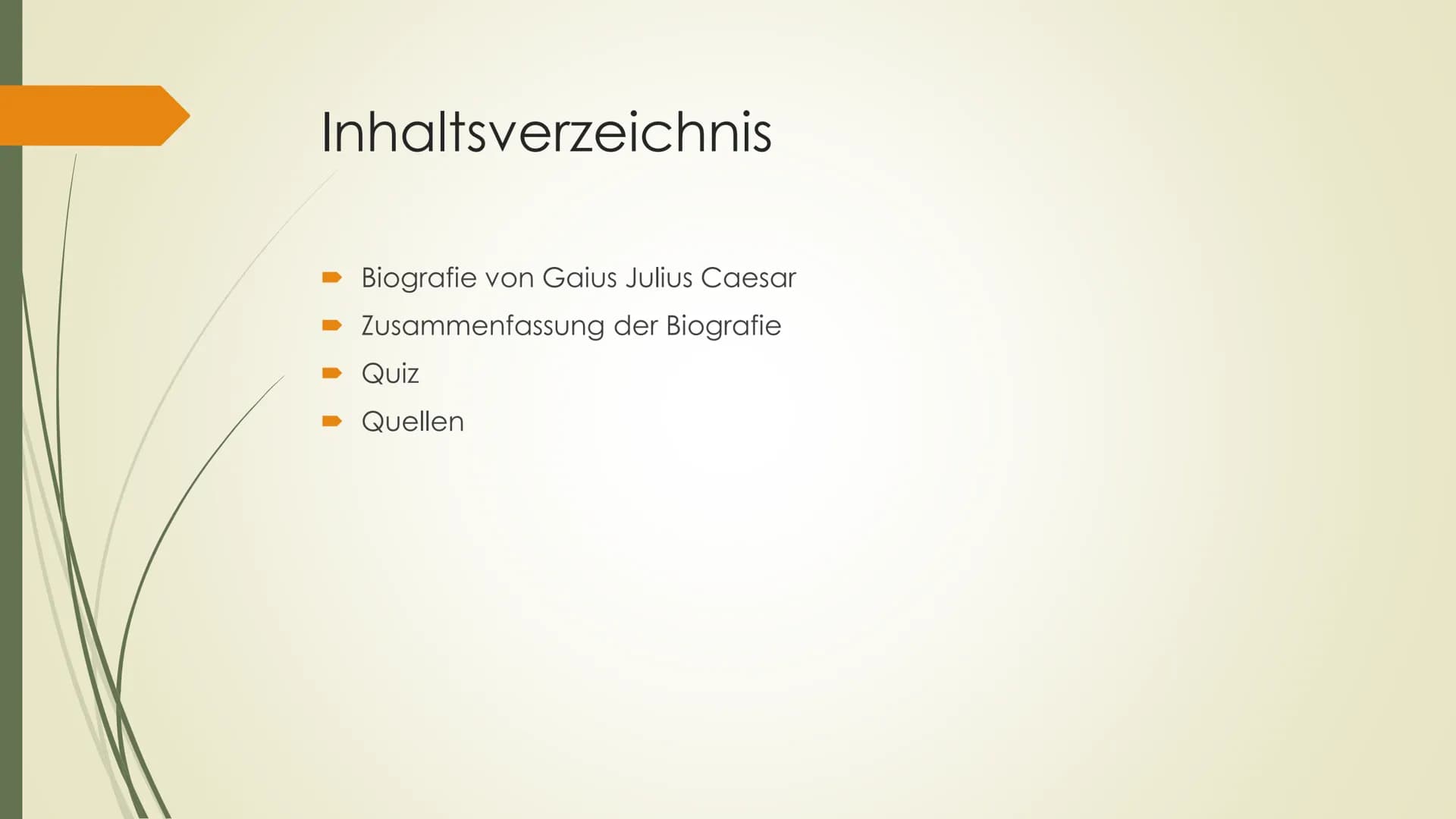 Gaius Julius Caesar
von: Wislove und Ina Inhaltsverzeichnis
➡ Biografie von Gaius Julius Caesar
Zusammenfassung der Biografie
Quiz
➡ Quellen