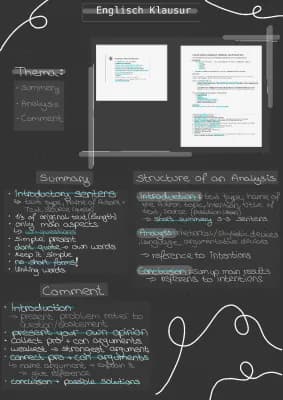 Know  how to write summary, analysis, comment  thumbnail