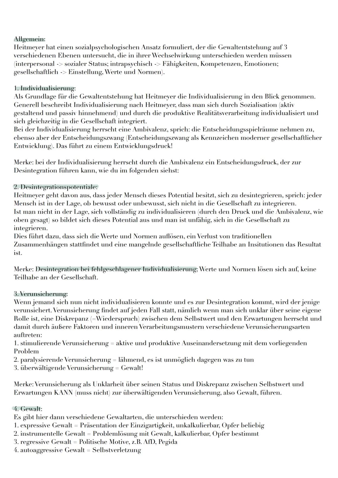 GRUNDANNAHMEN
• Gewaltentstehung durch gesellschaftliche Prozesse
• Ungleichheit vs. Ungleichwertigkeit
• Ziel: Persönlichkeitsentwicklung; 
