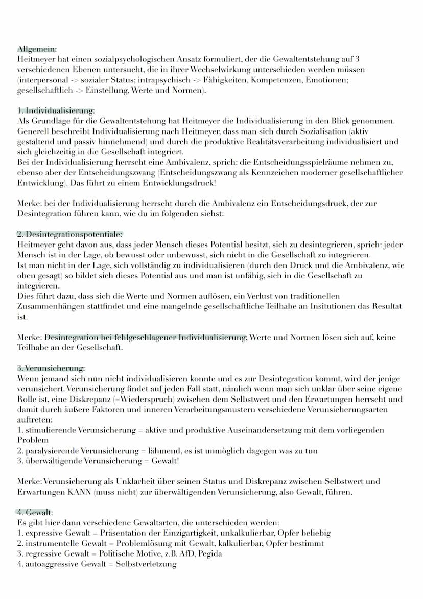 GRUNDANNAHMEN
• Gewaltentstehung durch gesellschaftliche Prozesse
• Ungleichheit vs. Ungleichwertigkeit
• Ziel: Persönlichkeitsentwicklung; 