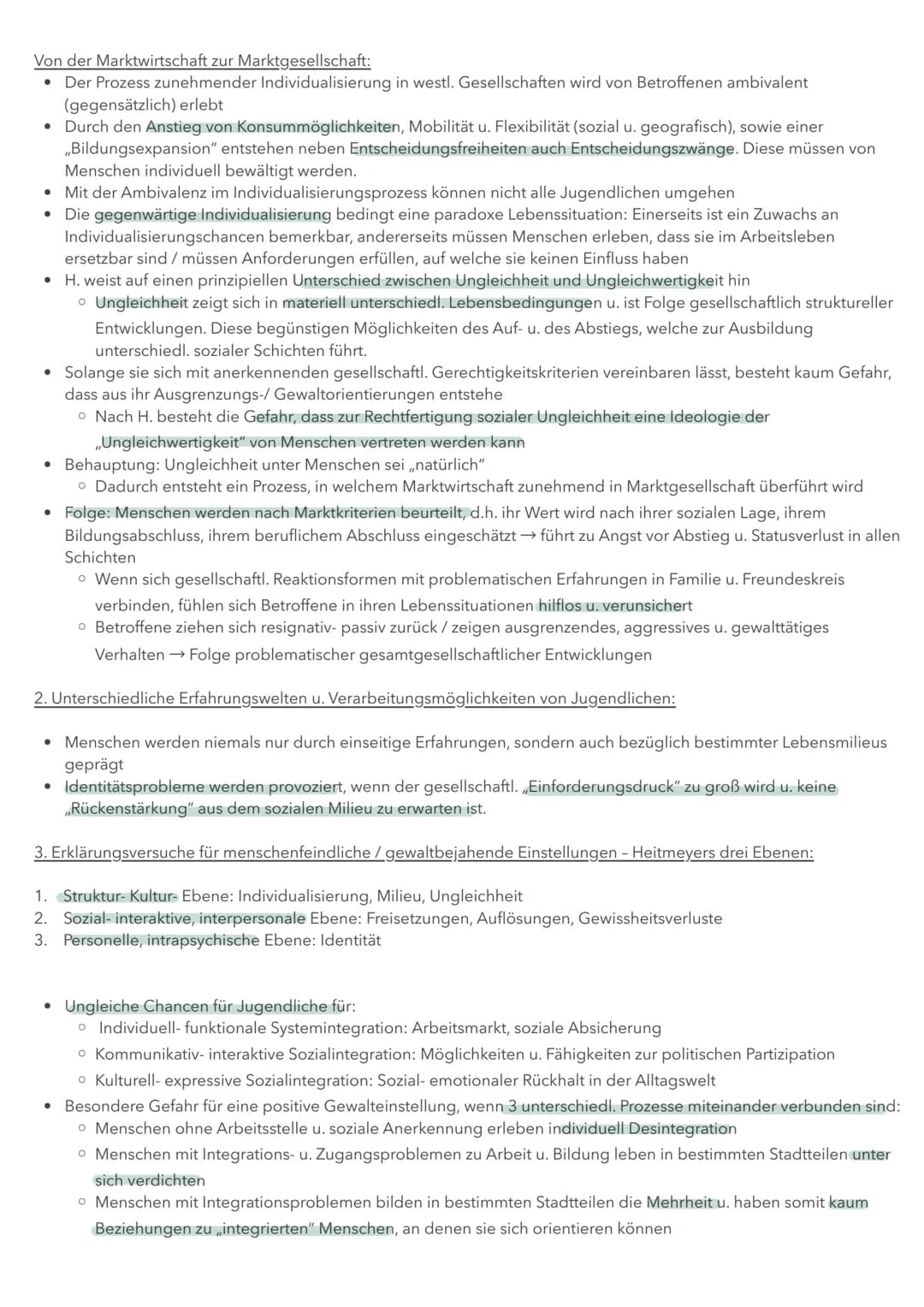 GRUNDANNAHMEN
• Gewaltentstehung durch gesellschaftliche Prozesse
• Ungleichheit vs. Ungleichwertigkeit
• Ziel: Persönlichkeitsentwicklung; 