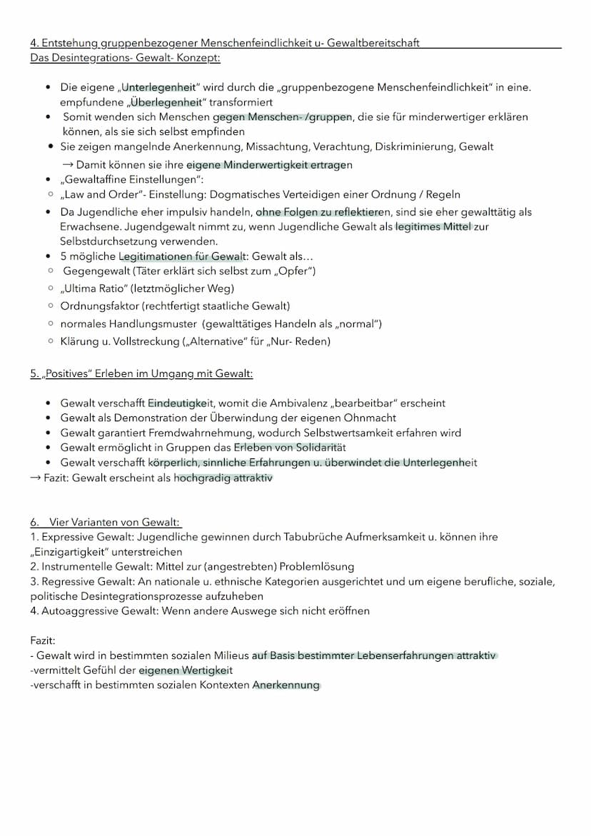 GRUNDANNAHMEN
• Gewaltentstehung durch gesellschaftliche Prozesse
• Ungleichheit vs. Ungleichwertigkeit
• Ziel: Persönlichkeitsentwicklung; 