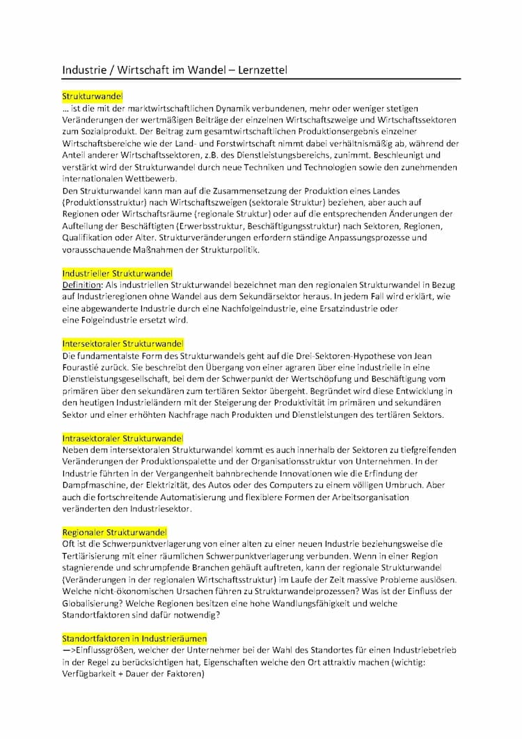 Know Wirtschaft im Wandel (Strukturwandel) thumbnail