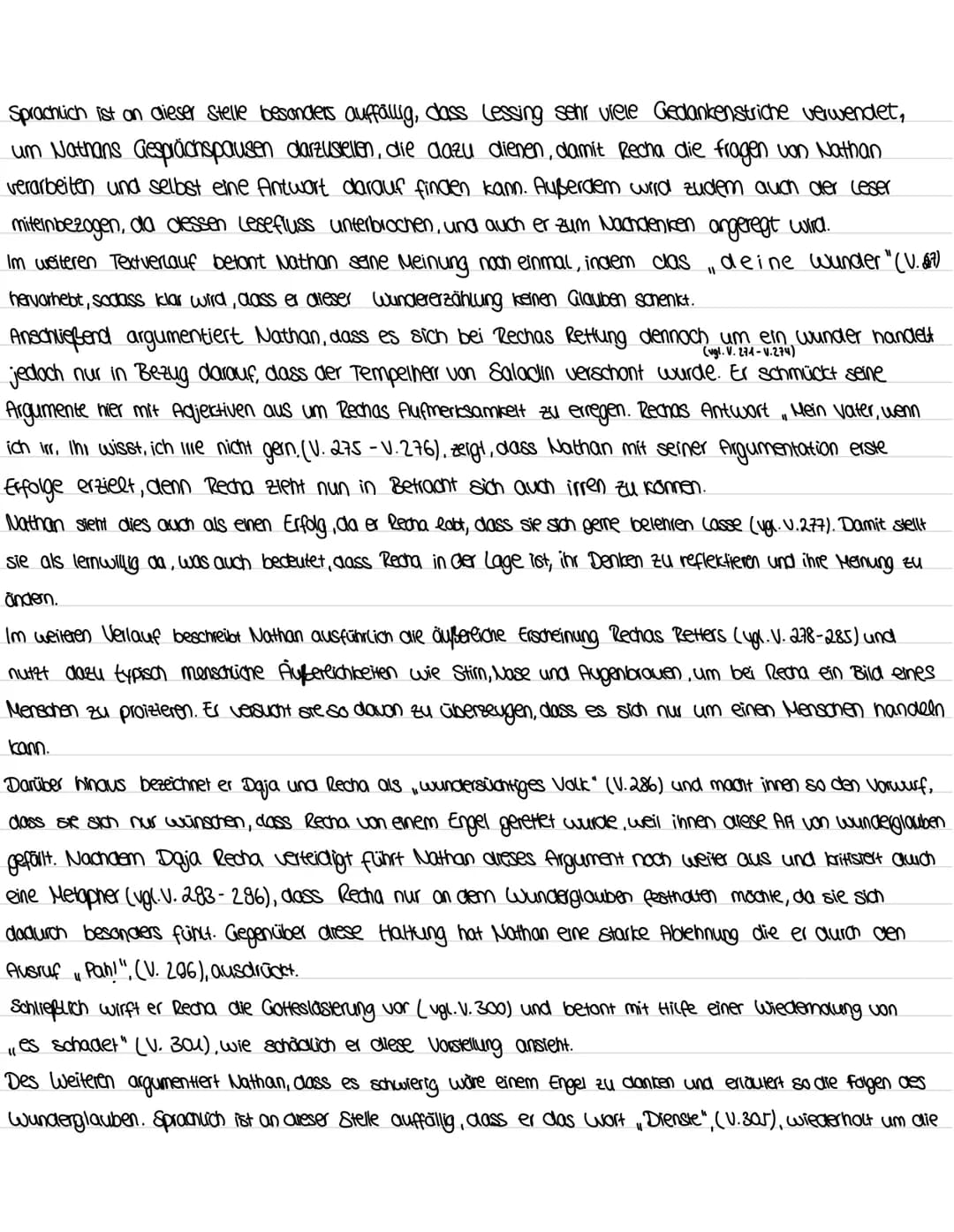 Szenenanalyse 1. Aufzug 2. Auftritt
Die zu analysierende Szene ist ein Textauszug aus dem Drama „Nathan der Weise" von Gotthold Ephraim
Less