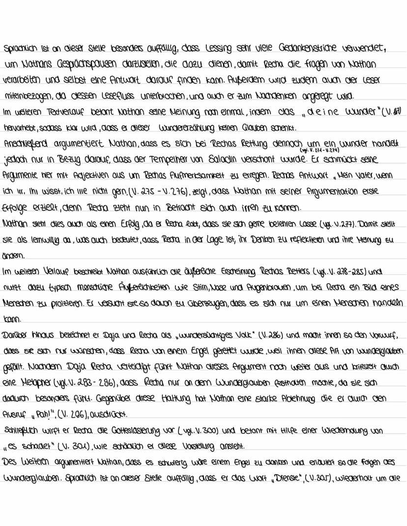 Szenenanalyse 1. Aufzug 2. Auftritt
Die zu analysierende Szene ist ein Textauszug aus dem Drama „Nathan der Weise" von Gotthold Ephraim
Less