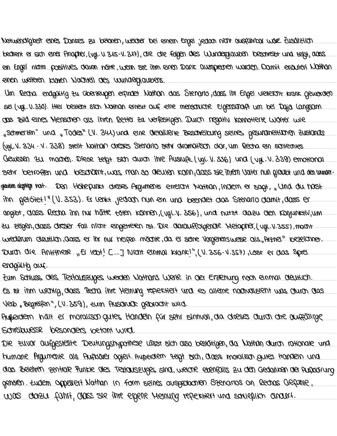 Szenenanalyse 1. Aufzug 2. Auftritt
Die zu analysierende Szene ist ein Textauszug aus dem Drama „Nathan der Weise" von Gotthold Ephraim
Less