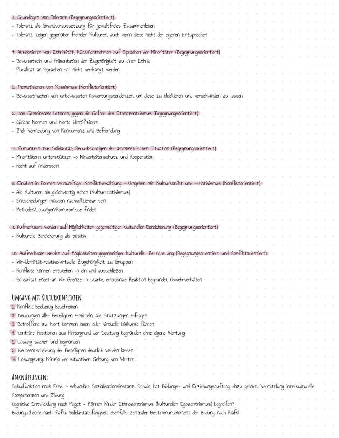 Nicke
INTERKULTURALITÄT
ENTWICKLUNG IN DER INTERKULTURELLEN BILDUNG
Stufe 1 (bis 1980) - Ausländerpädagogik als transitorische Nothilfe"
- G