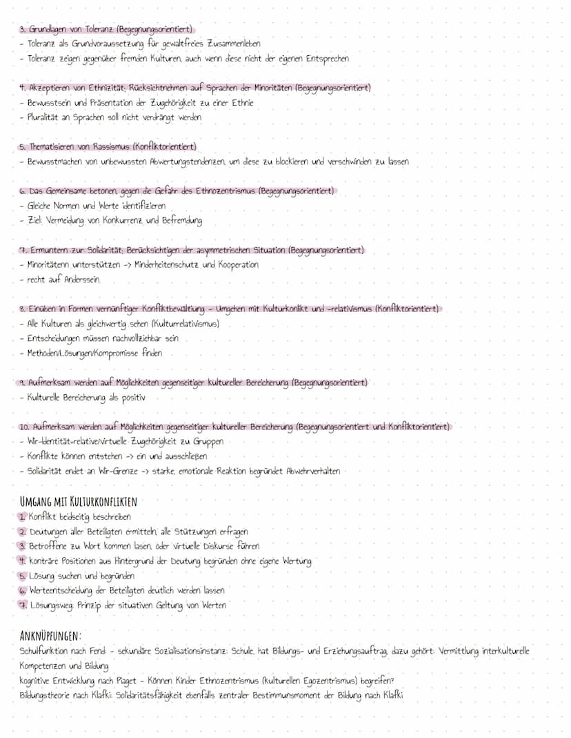 Nicke
INTERKULTURALITÄT
ENTWICKLUNG IN DER INTERKULTURELLEN BILDUNG
Stufe 1 (bis 1980) - Ausländerpädagogik als transitorische Nothilfe"
- G