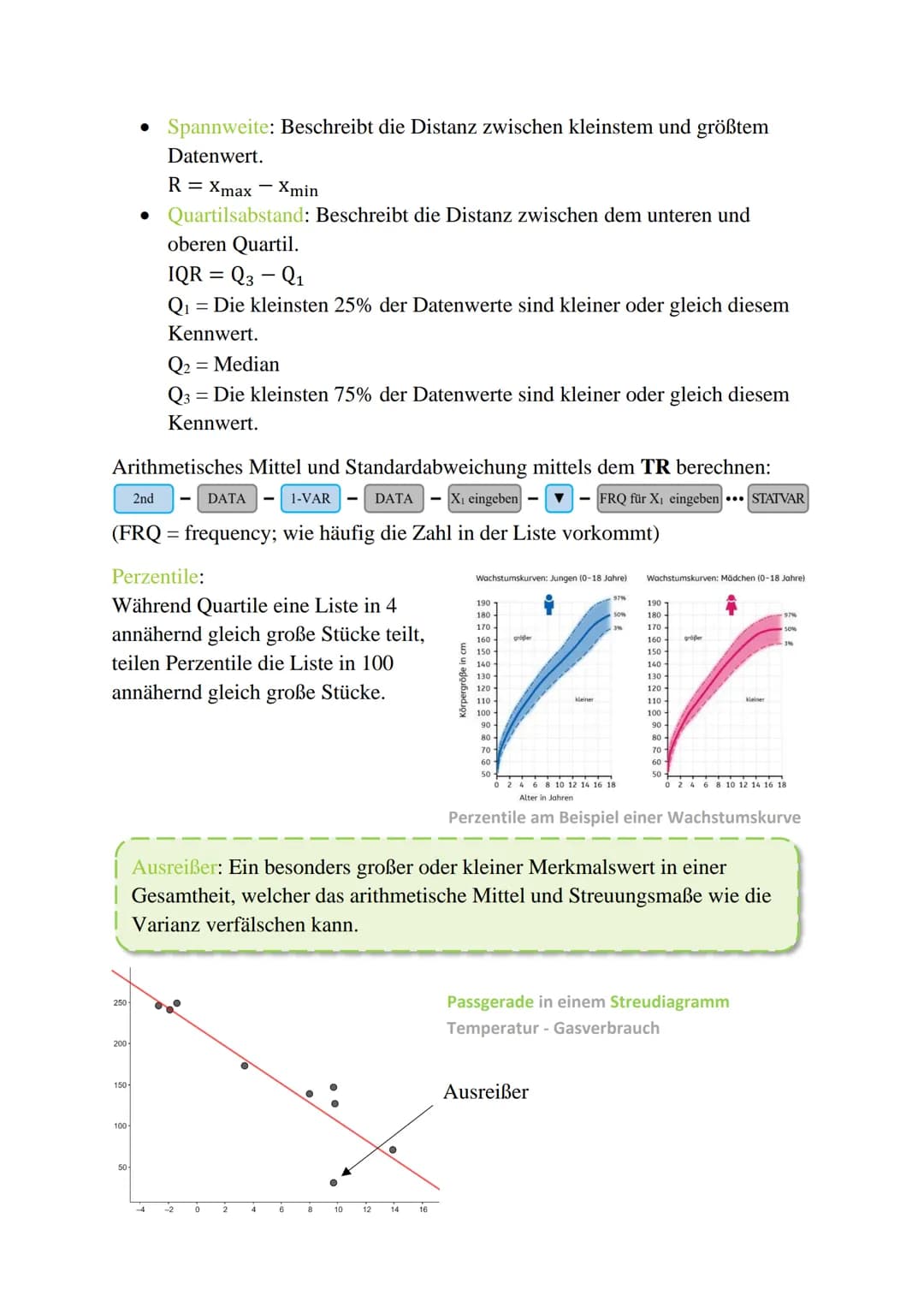 Statistik (Stochastik)
Statistik ist die übersichtliche Darstellung von gesammelten Daten
sowie deren Auswertung und Interpretation. Dabei u