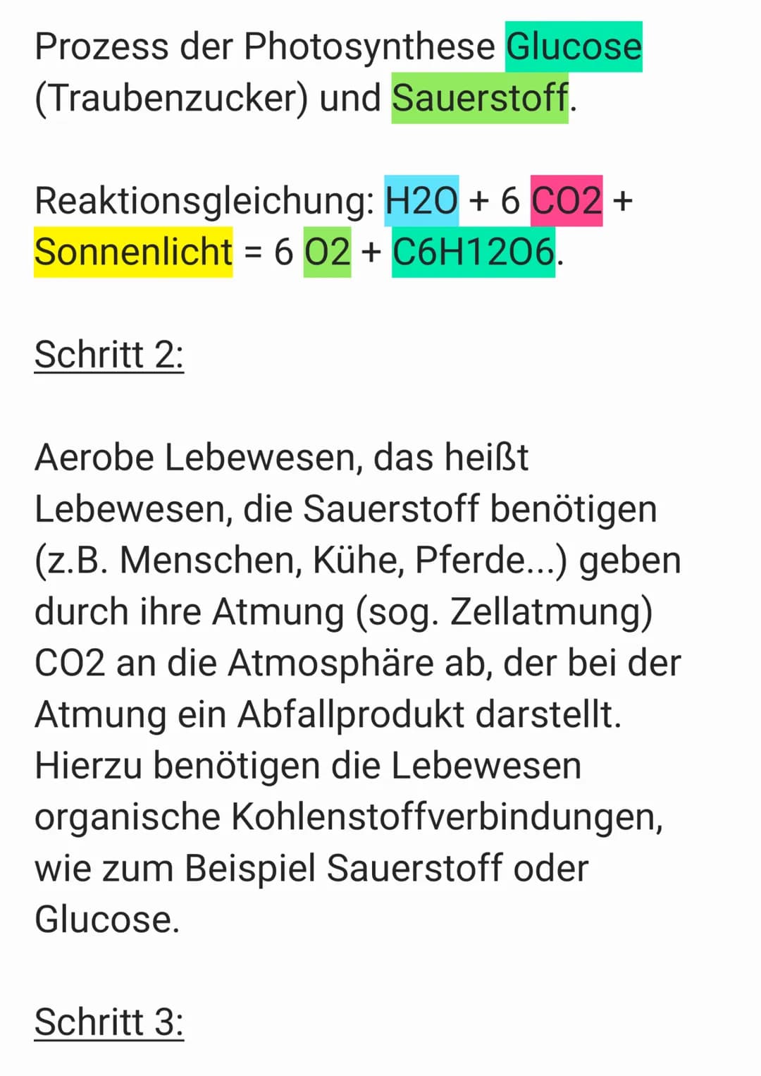 Kohlenstoffkreislauf
Definition:
Der Kohlenstoffkreislauf ist ein
Stoffkreislauf, in dem kohlenstoffhaltige
Verbindungen (meistens CO2)
umge
