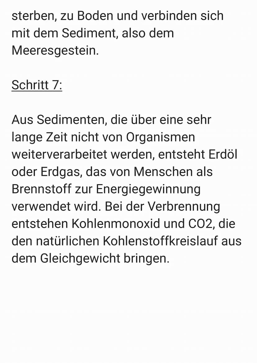 Kohlenstoffkreislauf
Definition:
Der Kohlenstoffkreislauf ist ein
Stoffkreislauf, in dem kohlenstoffhaltige
Verbindungen (meistens CO2)
umge