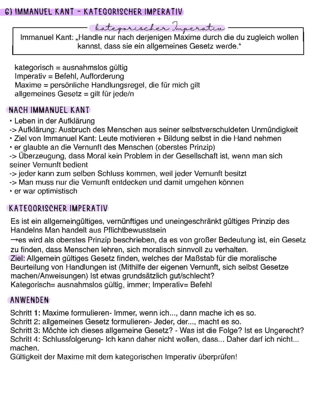 Kategorischer Imperativ 