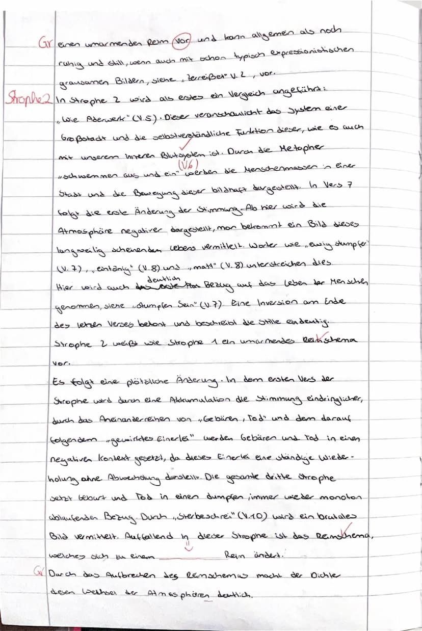 Deutsch, G10
1
2
3
4
Interpretiere das Gedicht ,,Weltende" von Else Lasker-Schüler (1905) ODER Georg Heyms Gedicht
,,Die Stadt" (1911). Berü