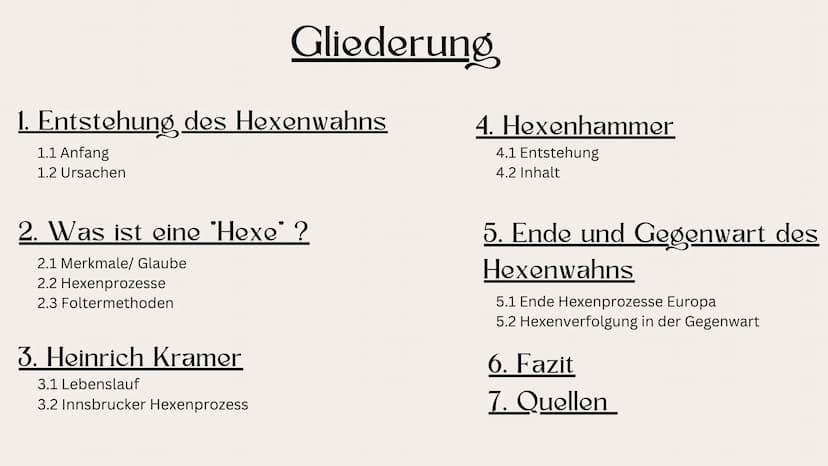 Hexenverfolgung
Anna Woelke & Veronika Chamier Cieminska 10c
Geschichte
Fr. Rühl
07.03.2023
Abb.1 Inwiefern hat Heinrich Kramer durch sein H