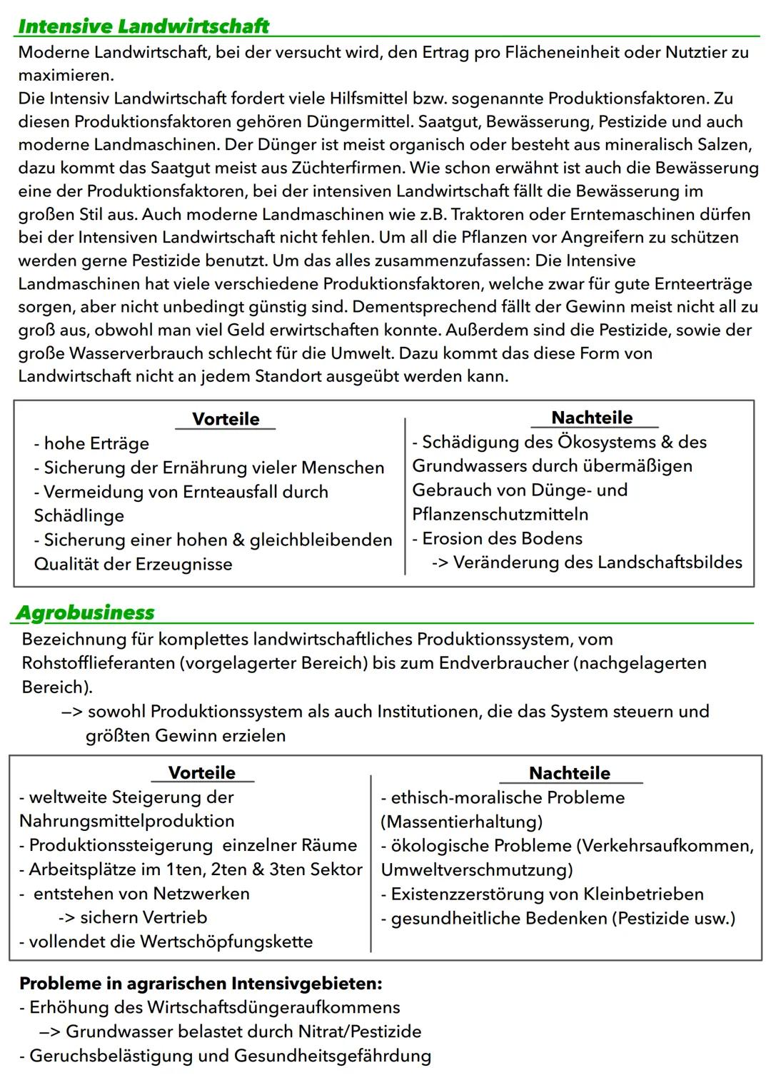 # Intensive Landwirtschaft

Moderne Landwirtschaft, bei der versucht wird, den Ertrag pro Flächeneinheit oder Nutztier zu
maximieren.

Die I